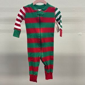 Hanna Andersson Holiday‎ Stripe Pjs 60cm 6-9m
